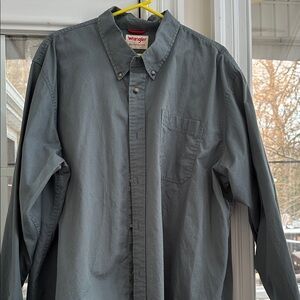 Wrangler Men's Slate Button-Down Shirt